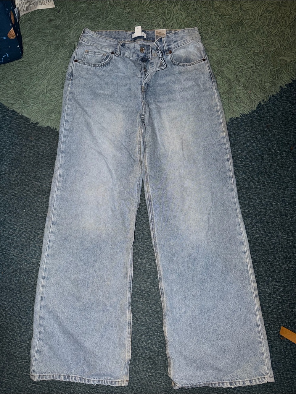 H&M Light Wash Wide Leg Women's Jeans